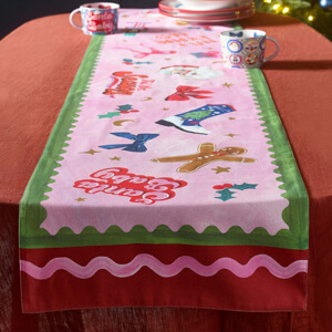 Eleanor Bowmer Festive Icon Table Runner